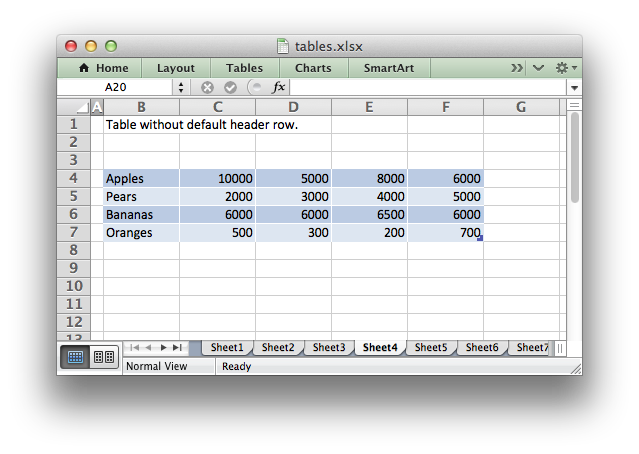 libxlsxwriter-lxw-table-options-struct-reference