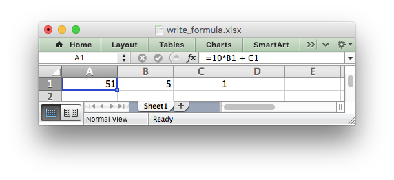 Libxlsxwriter Working With Formulas